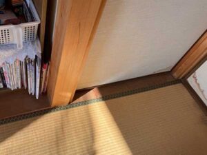 雨漏りを起こしているお部屋